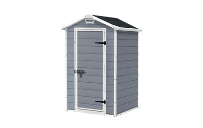 4 x 3ft Outdoor Garden Storage Shed with Floor & Ventilation