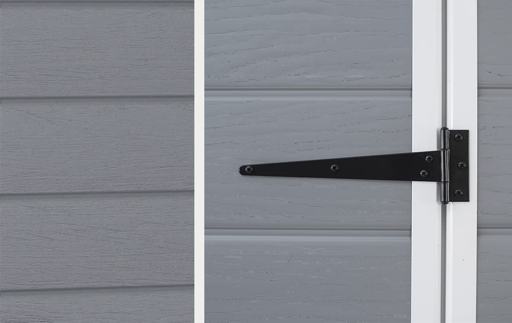 4 x 3ft Outdoor Garden Storage Shed with Floor & Ventilation