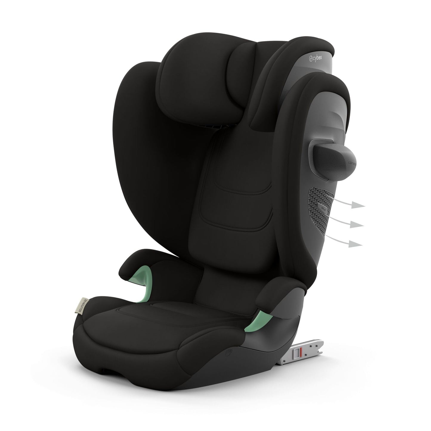 Foldable High-Back Child Car Seat with ISOFIX, 100-150cm