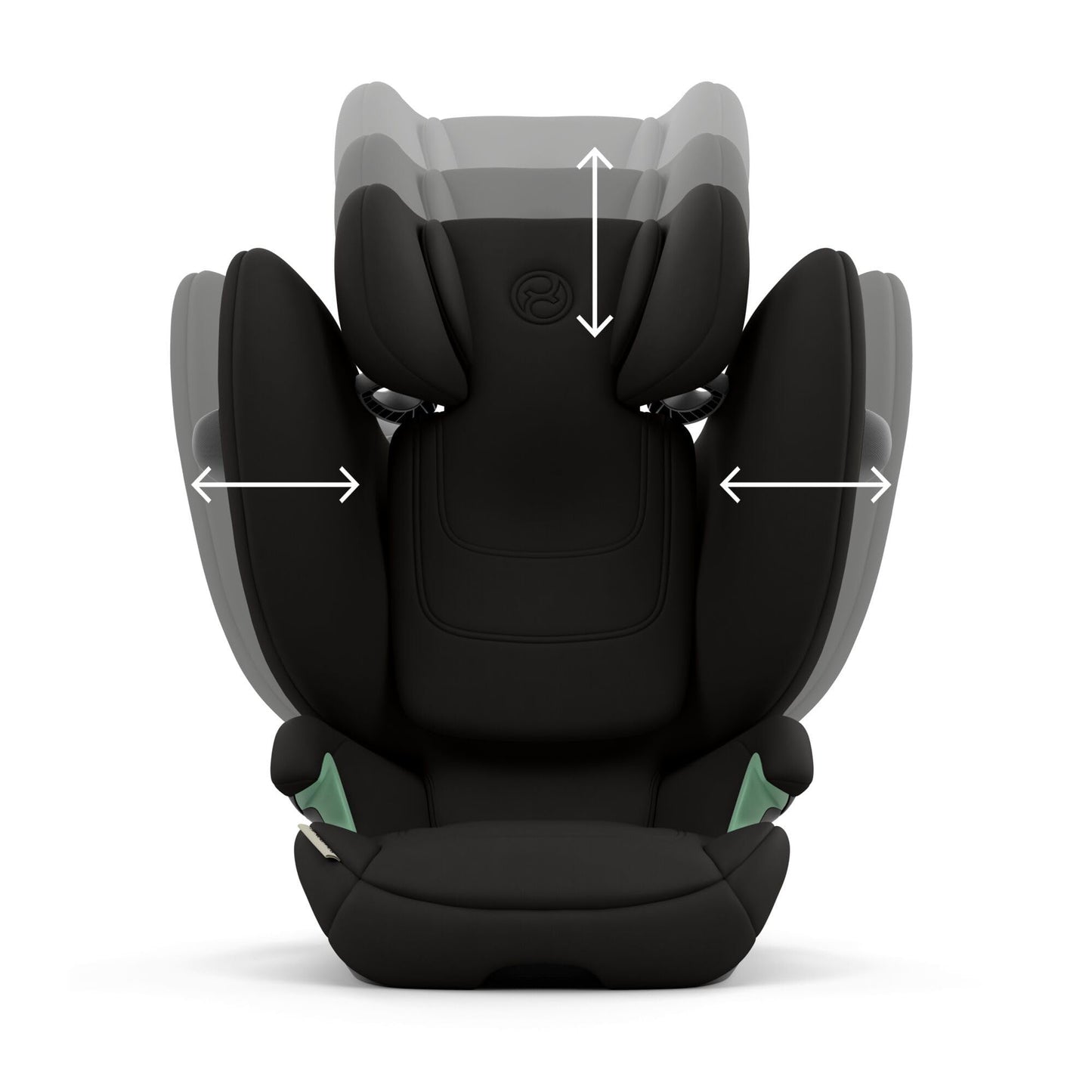 Foldable High-Back Child Car Seat with ISOFIX, 100-150cm