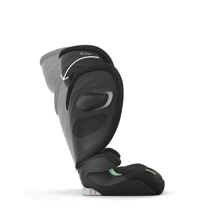 Foldable High-Back Child Car Seat with ISOFIX, 100-150cm