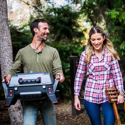 Portable Gas Barbecue Grill with Infrared Cooking & Electronic Ignition