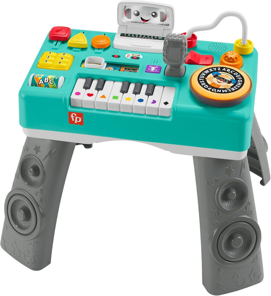 Interactive DJ Activity Play Table – Musical Learning Toy with 3 Piano Modes, Lights & Multi-Language Sounds