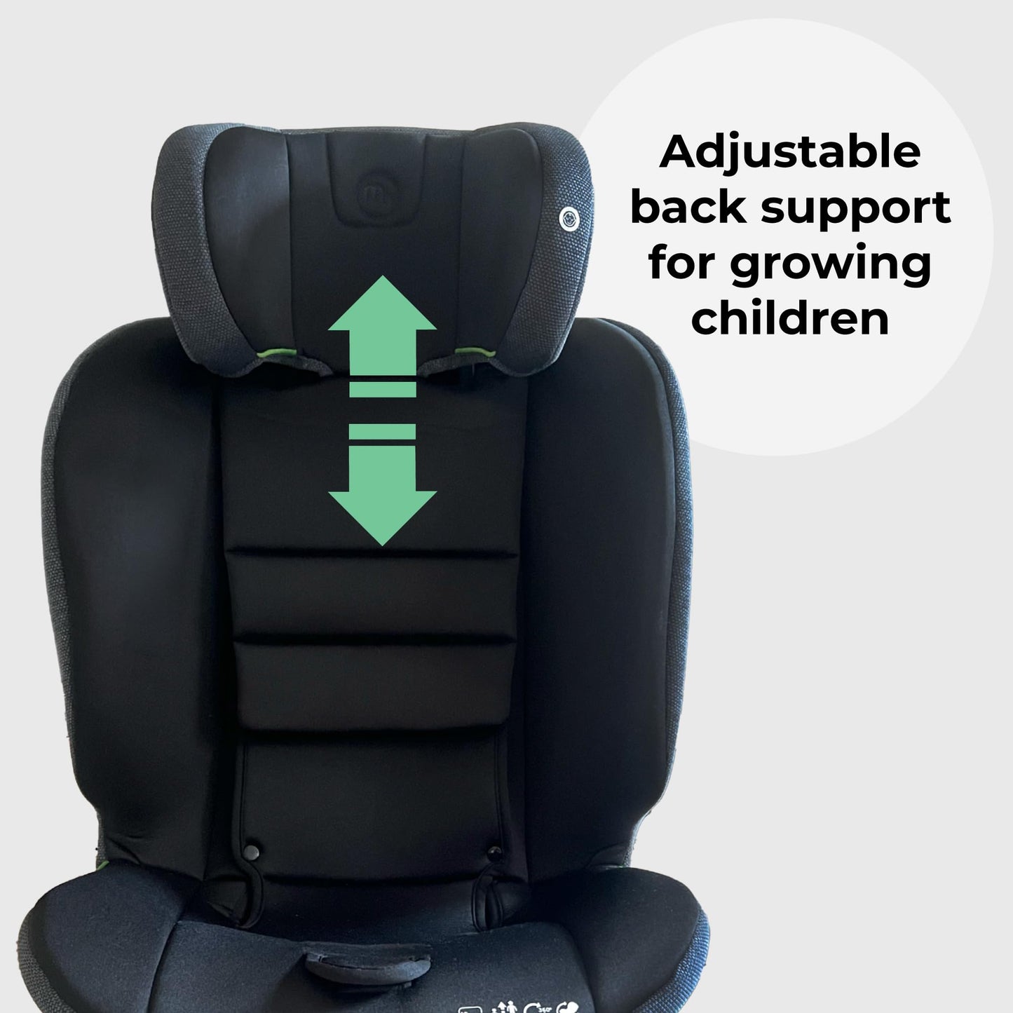 All-Stage 360° Rotating Child Car Seat with ISOFIX, 40-150cm