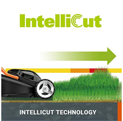 40V Cordless Lawn Mower with 34cm Cutting Width for Gardens up to 230m²