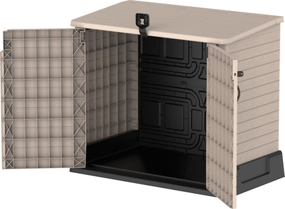 850L Outdoor Garden Storage Shed with Lift-Up Lid & Double Doors