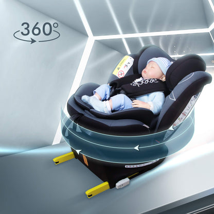 360° Swivel Baby & Child Car Seat with ISOFIX, 0-36kg
