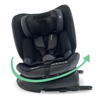 All-Stage 360° Rotating Child Car Seat with ISOFIX, 40-150cm