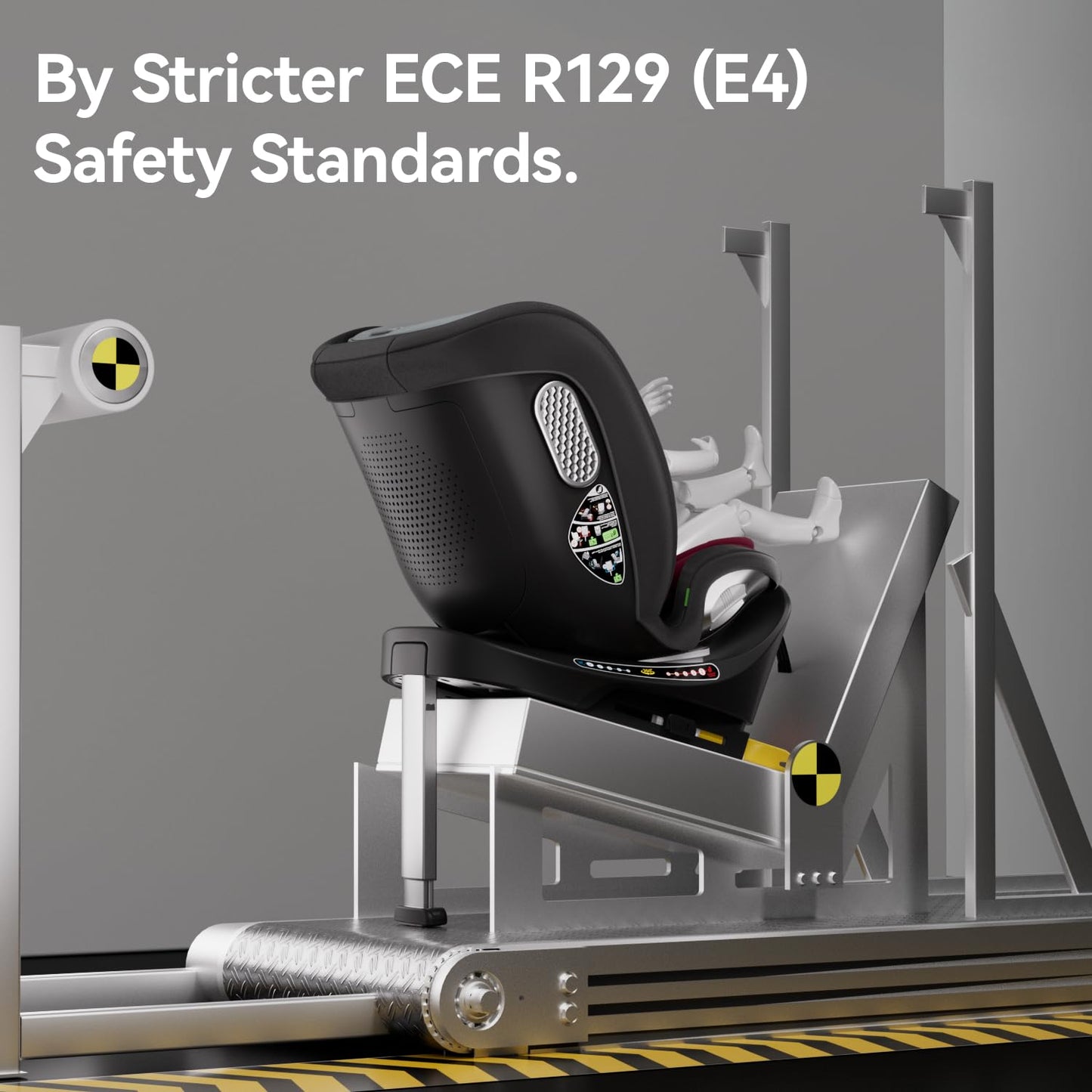 360° Rotating i-Size Baby & Child Car Seat with ISOFIX, 40-150cm