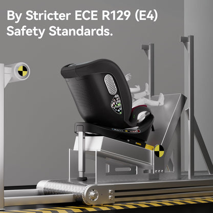 360° Rotating i-Size Baby & Child Car Seat with ISOFIX, 40-150cm