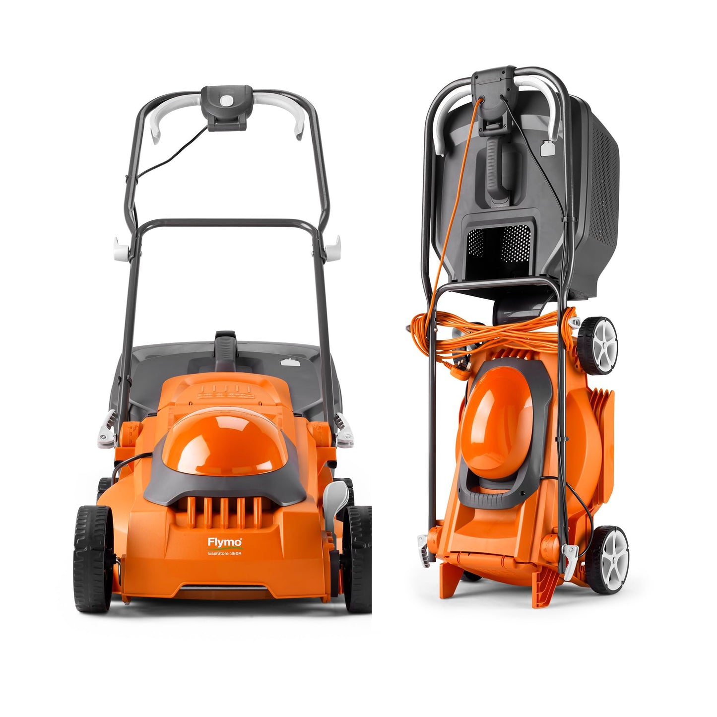 1600W Electric Lawn Mower with 38cm Cutting Width & 45L Grass Box