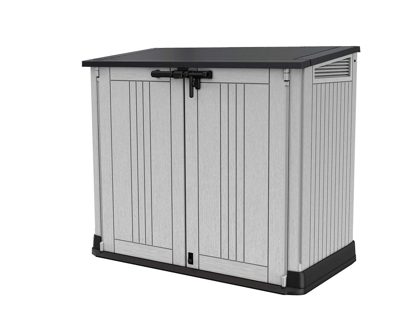 880L Outdoor Garden Storage Shed with Lift-Up Lid & Front Doors