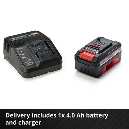 18V Brushless Cordless Lawn Mower with 33cm Cutting Width, Battery & Charger