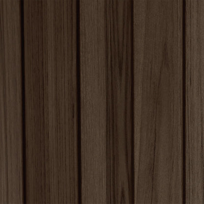 575L Outdoor Garden Storage Box with Wood Effect Finish & Seating