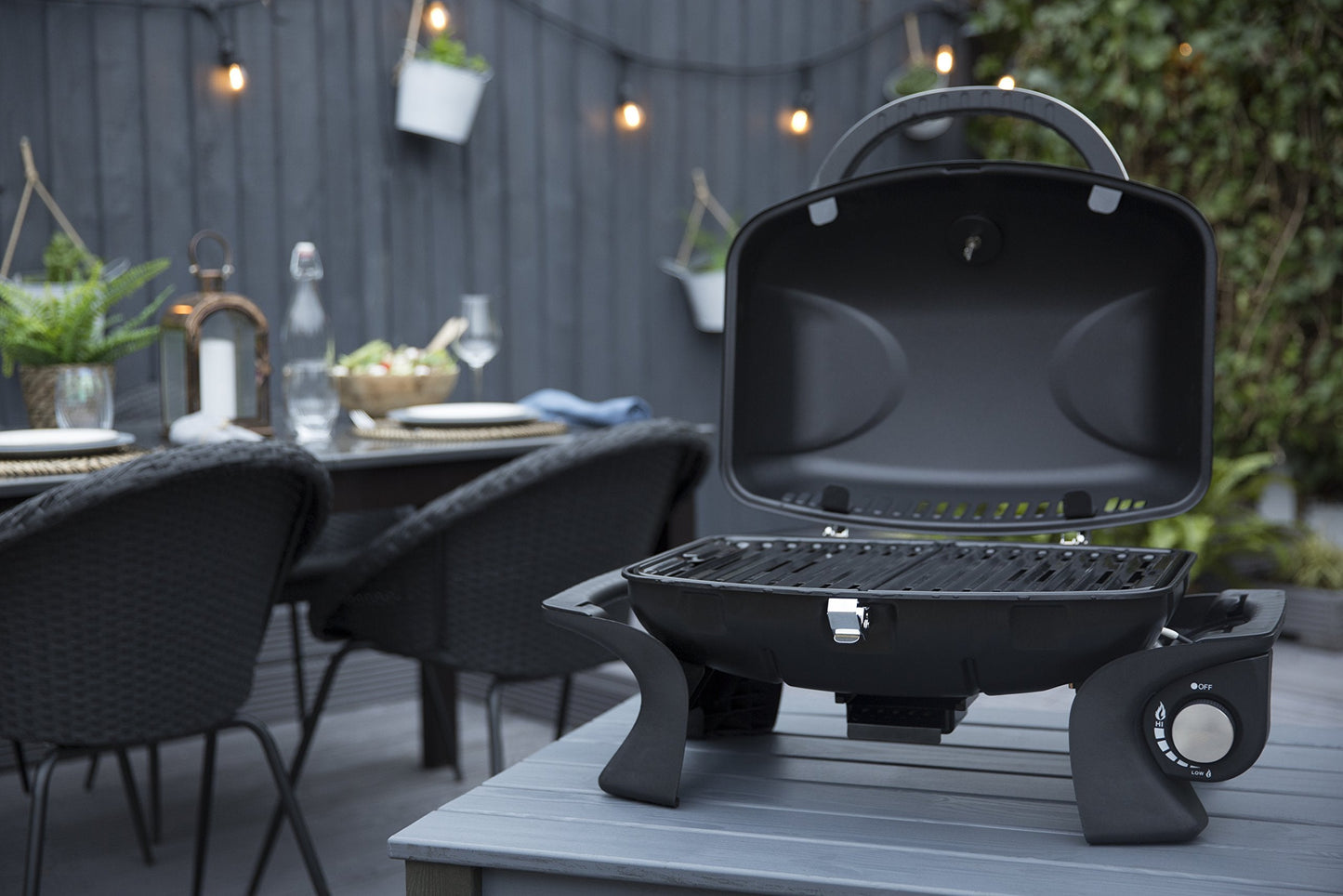 Portable Gas Barbecue with Integrated Thermostat & Automatic Ignition
