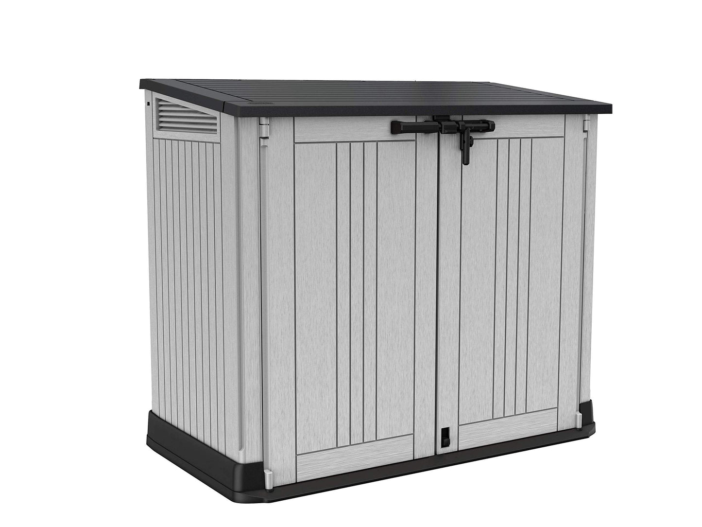 880L Outdoor Garden Storage Shed with Lift-Up Lid & Front Doors