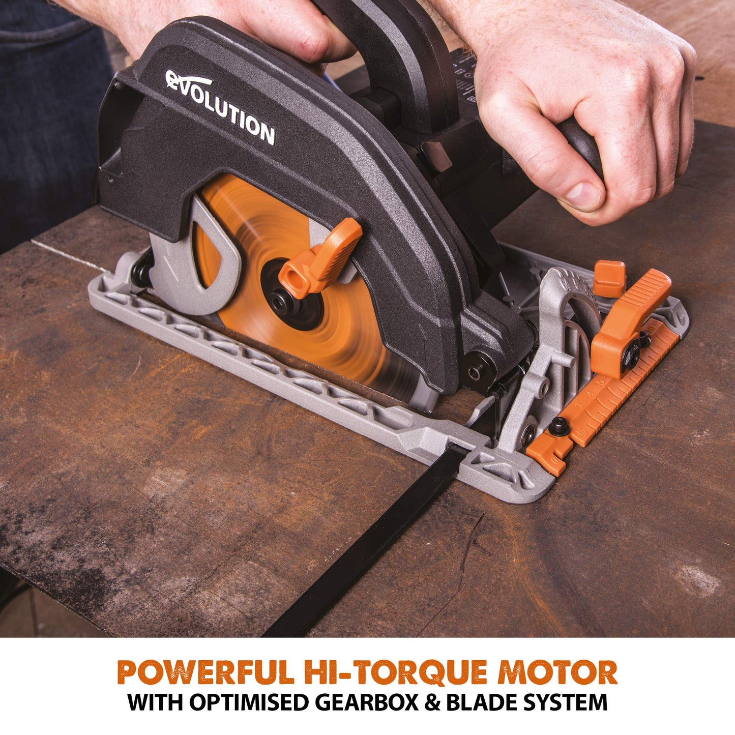 185mm 1600W Multi-Material Circular Saw with 1020mm Guide Track
