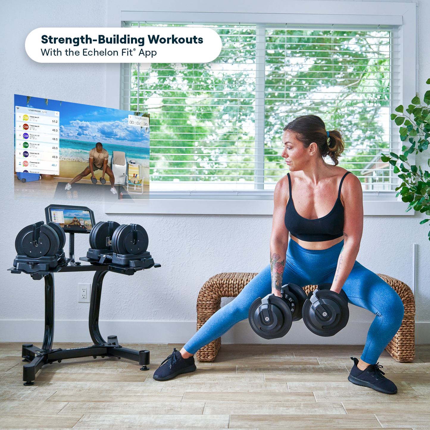 Echelon Stand - Strength Adjustable Dumbbell Stand
