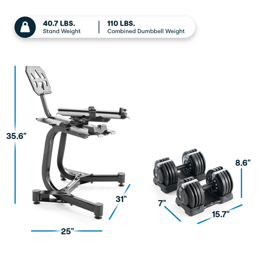 Echelon Stand - Strength Adjustable Dumbbell Stand