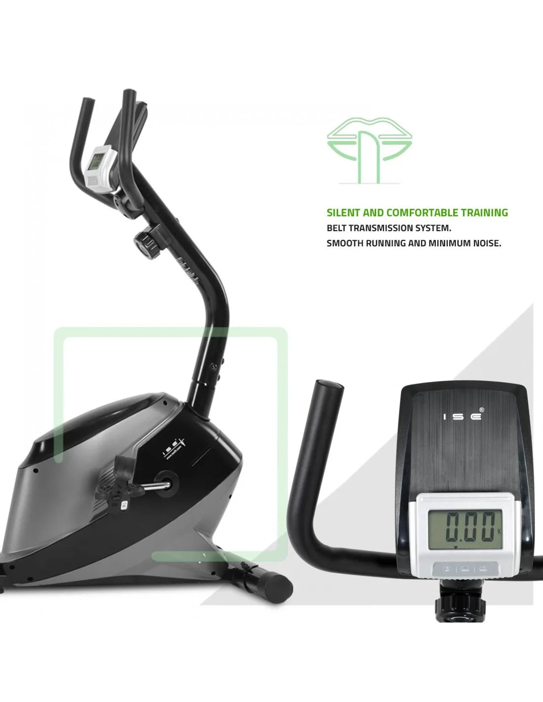 Recumbent Magnetic Exercise Bike with 8 Resistance Levels