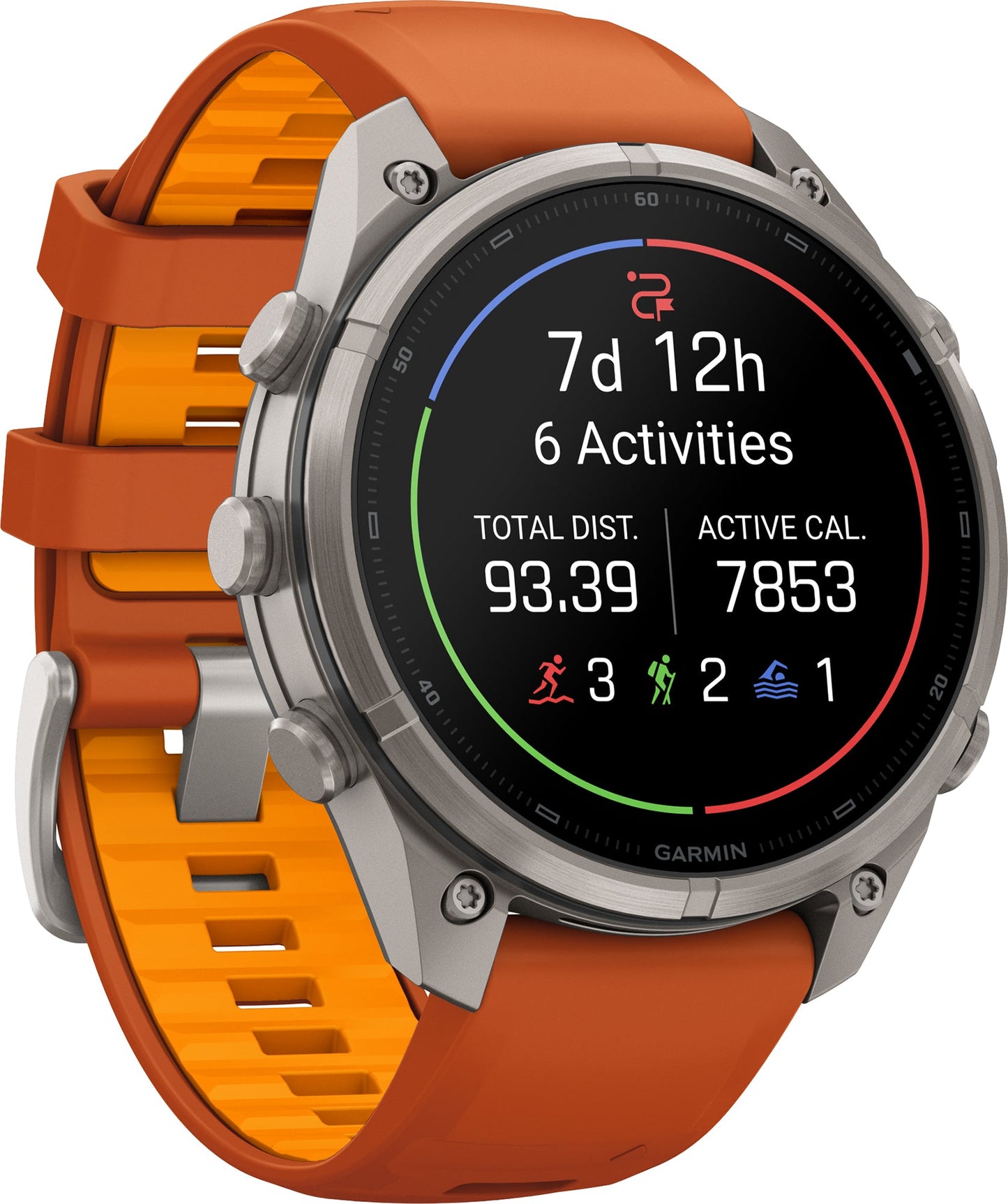 Garmin Fenix 9 Pro inReach 51mm Multisport Watch - Orange