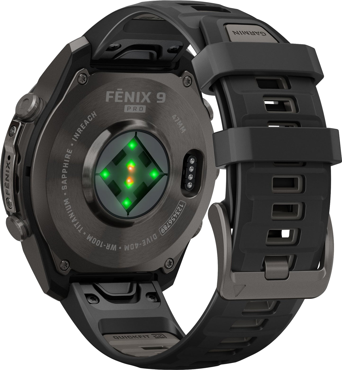 Garmin Fenix 9 Pro inReach 51mm Multisport Watch - Black