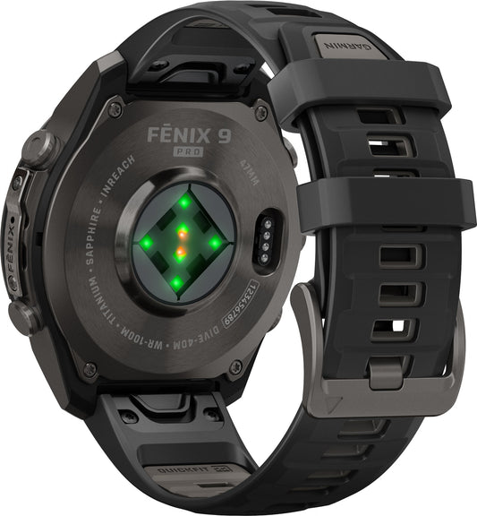 Garmin Fenix 9 Pro inReach 51mm Multisport Watch - Black
