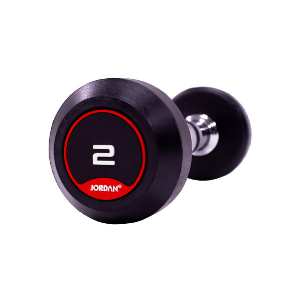 Jordan Classic Rubber Dumbbells 2.5kg pair