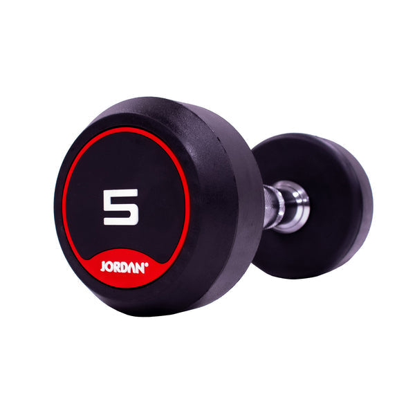 Jordan Classic Rubber Dumbbells 2.5kg pair