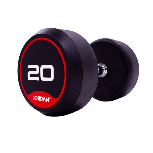 Jordan Classic Rubber Dumbbells 2.5kg pair