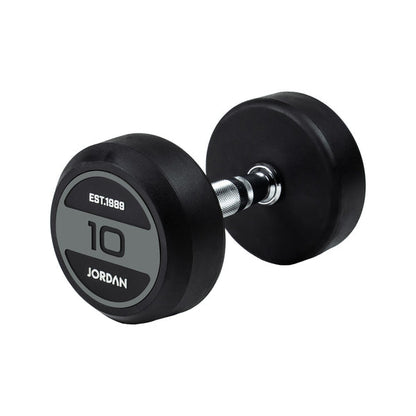 JORDAN Rubber Dumbbells - Grey