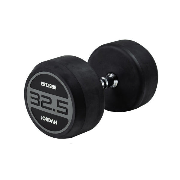 JORDAN Rubber Dumbbells - Grey
