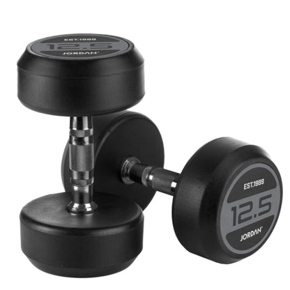 JORDAN Rubber Dumbbells - Grey