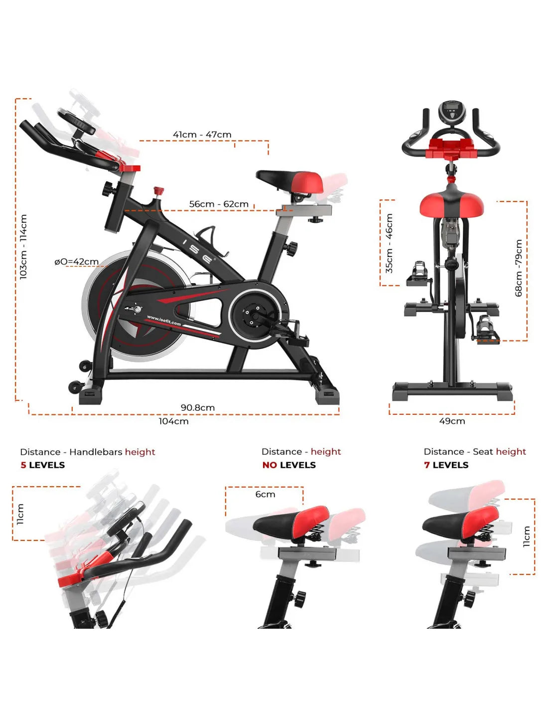 10kg Flywheel Indoor Exercise Bike