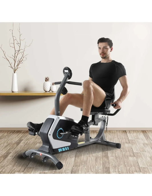 Recumbent Magnetic Exercise Bike – 8kg Flywheel