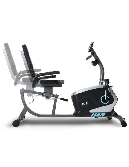 Recumbent Magnetic Exercise Bike – 8kg Flywheel