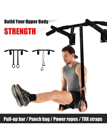 Wall Mounted Pull Up Bar for Upper Body Training