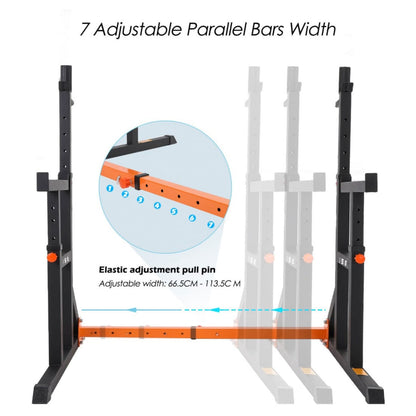 Heavy Duty Power Rack with Parallel Squat Bars