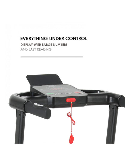 Folding Treadmill with 14km/h Speed and Hydraulic Assist